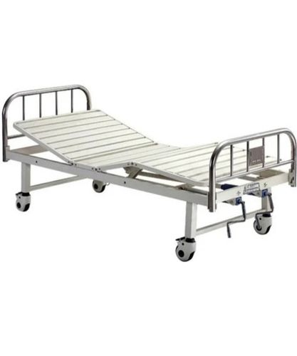 Mild Steel Foldable Hospital Bed, Load Capacity 150 Kg