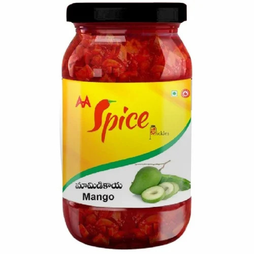 No Added Color And Chemical Spicy Mango Pickle Served With Food Age Group: Suitable For All Ages