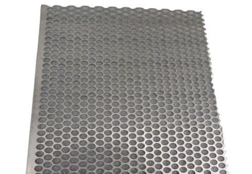 Polished Finish Round Hole Stainless Steel Perforated Metal Mesh  Aperture: Na