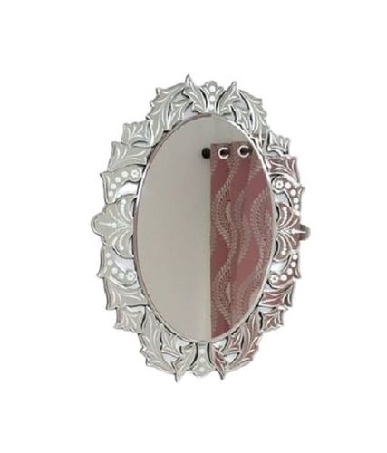 Polished Oval Decorative Glass Mirror Glass Thickness: 5 Millimeter (Mm)