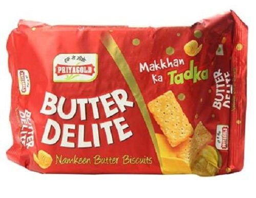 Priyagold Butter Delite Crispy Cookie Rectangular Shape Sweet Biscuits