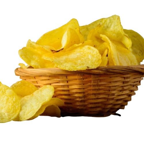 Round Shape Deep Dried Fresh Crunchy Salty Taste Healthy Thin Potato Chips