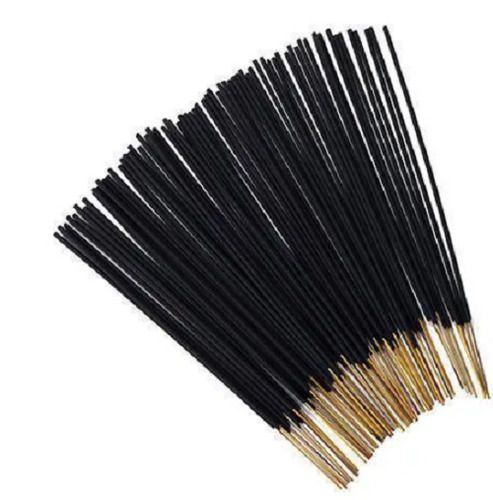 Black 2.5 Mm 9 Inch 20 Minutes Burning Time Long Lasting Floral Incense Stick 