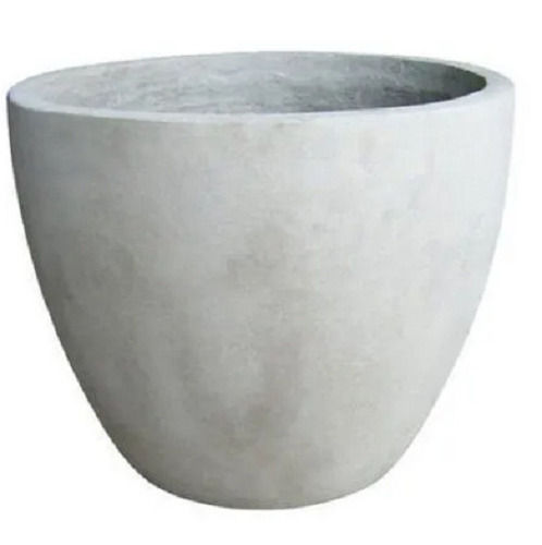 Grey 20.6 X 20.6 X 20.6 Cm Matt Finish Reinforced Cement Concrete Flower Pot