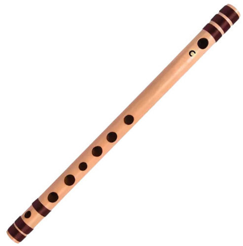 20 Inch 40 Gram Polished Finish Non Electric Manual Bamboo Flute
