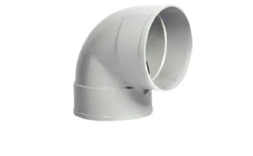 White 4-Inch Size 110 Mm Hardness Round Shape Connection Pvc Pipe Elbow For Plumbing Applications