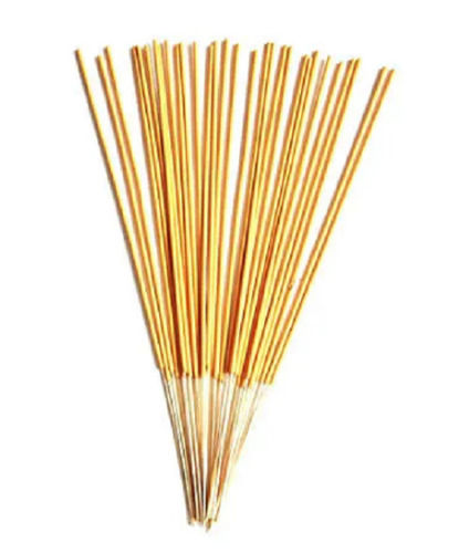 Yellow 8 Inch 20 Minutes Burning Time Eco-Friendly Floral Fragrance Incense Stick 