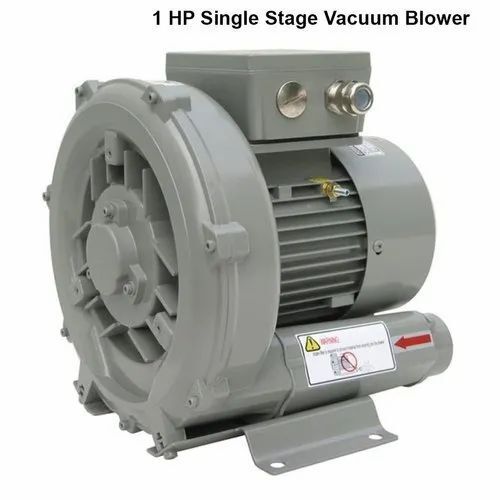 Aluminum Body 1 Hp Single Stage Vacuum Blower For Industrial