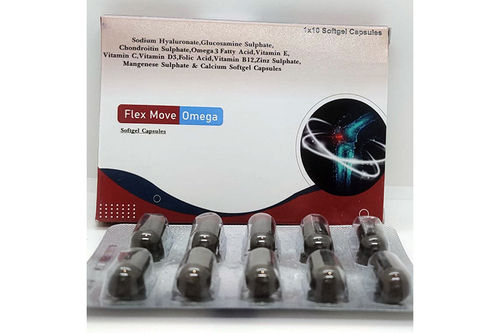  Flex Move Omega Sofgel कैप्सूल, 1 X 10 सॉफ्जेल कैप्सूल