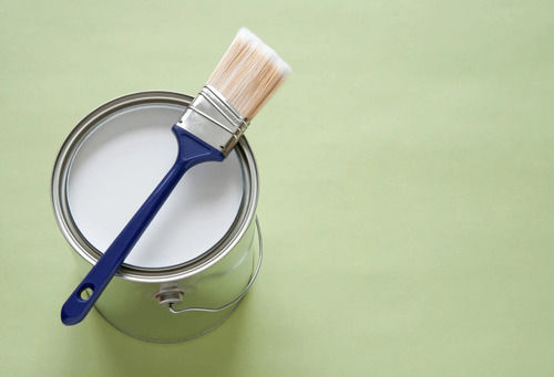 High Gloss Waterproof White Contrast Paint For Wall Design: Printed