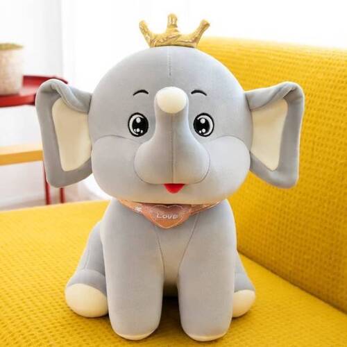 Stuffed Light Weight Soft Elephant Toys For Kids Playing