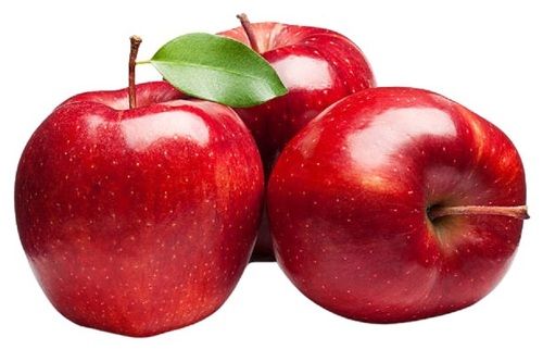 Tasty Medium Size Indian Origin Round Shape Sweet Fresh Organic Red Apple