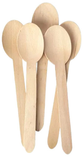 140mm Eco-Friendly Termite Resistant Polished Natural Birch Wood Spoons