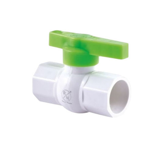 Smooth 15 Mm Upvc Plastic Ball Valve For Domestic And Industrial