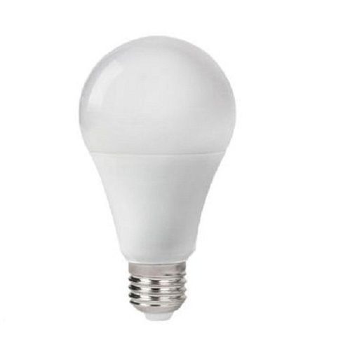 White 15 Watt Durable Led Bulb Plastic And Ceramic Material Luminous Flux Round Shape