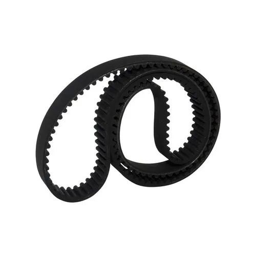 Black 30 Inches Long Plain Rubber Timing Belt For Industrial