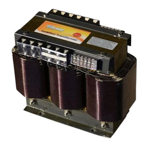 340x261x144 Mm 200 Volt Two Phase Copper Coil Isolation Transformer