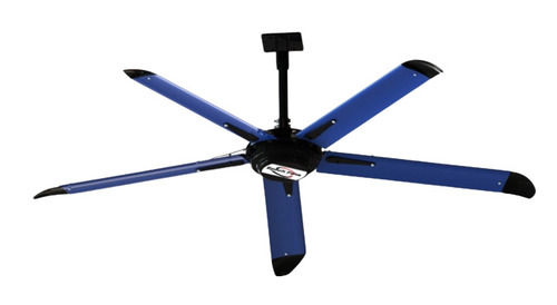 Blue And Black 400 Watt 220 Volt 200 Rpm 22.7 Kilograms 5 Aluminium Blade Hvls Fan