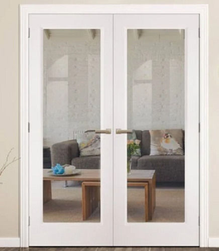 6*7foot Lightweight Anti-Uv Treated Wood And Glass Decorative Door 