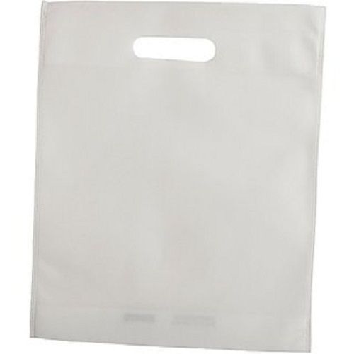 White Arihant D Cut Non Woven Bags For Shopping