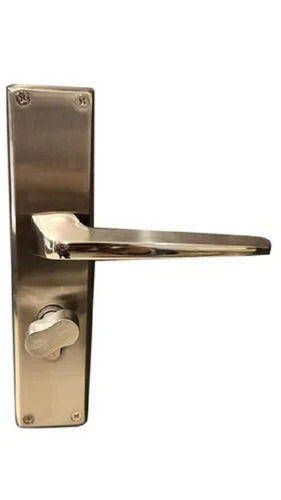 Silver Door Lock Handle