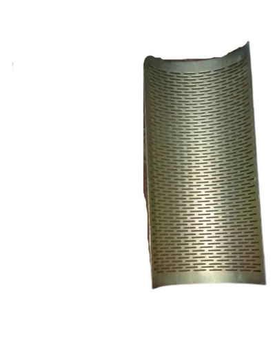 Golden Galvanised Mild Steel Polish Finished Rice Huller Screen Machine Parts For Industry