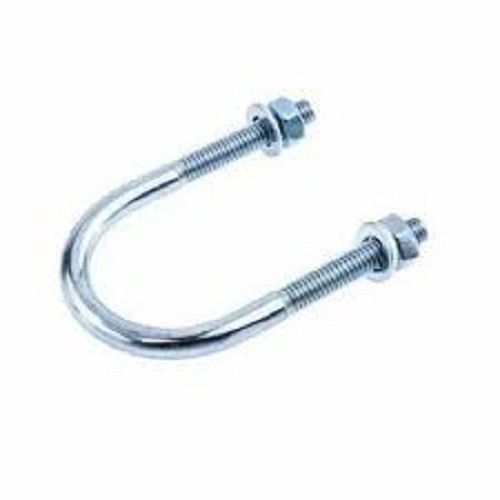 Silver Lightweight Construction Cupper Plating Forged Round U Bolt Use For Support Pipework