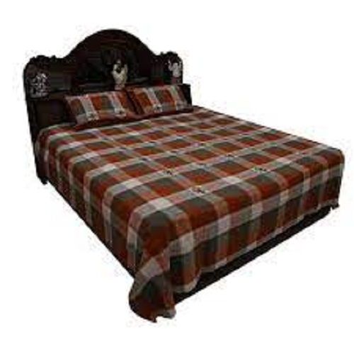 Nylon With Cotton Dobby Style Filling Handloom Bed Sheet