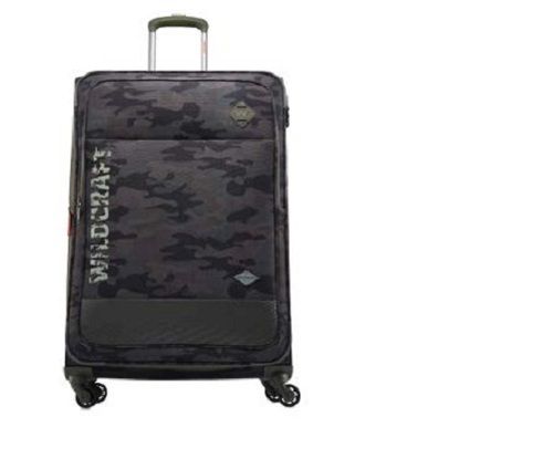 Printed Design Moisture Proof Top Zipper Seal Durable Wildcraft Pvc Trolley Suitcase