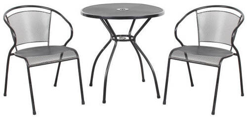 गार्डन और घर के उपयोग के लिए ग्रे रस्ट प्रूफ स्टेनलेस स्टील चेयर