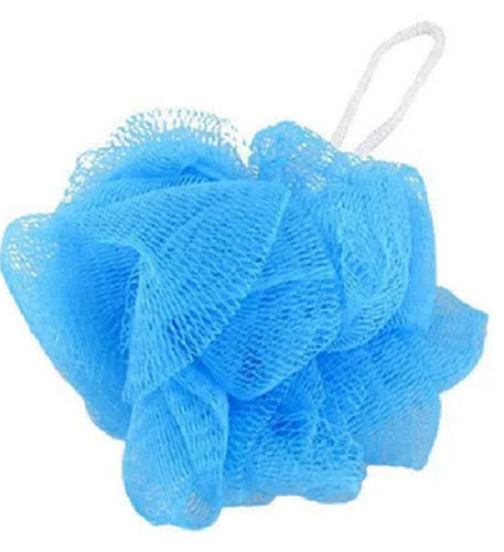 Blue Soft And Flexible Lightweight Nylon Body Net Scrubber For Utensils Cleaning 