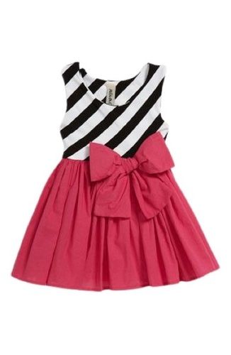 Summer Season Stylish Washable Sleeveless Coolest Trendy Designed Girls Frocks