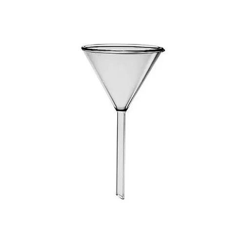 Transparent 125 Ml 180X12X180 Millimeters Borosilicate Glass Laboratory Funnel