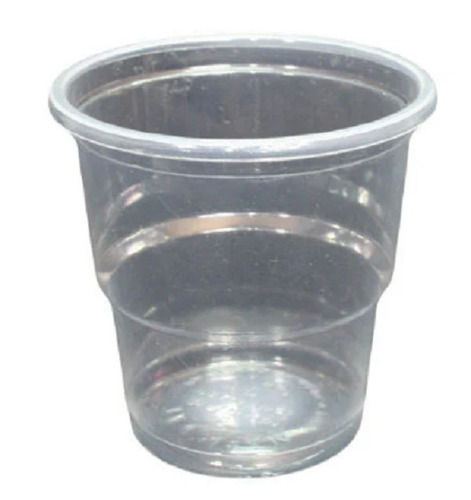 White 150 Ml Capacity Round Plastic Cup