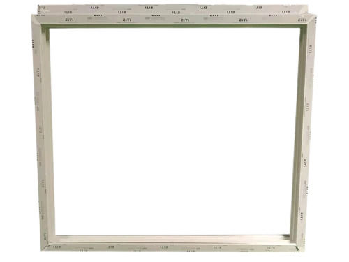 White 1X0.5 Foot 6.2 Kilograms 8Mm Thick Color Coated Upvc Window Frame