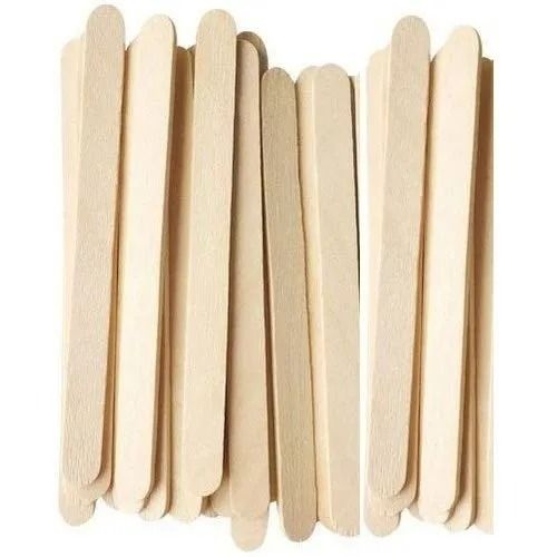 Wood 5 Inches Long Polished Finished Rectangular Plain Wooden Stick