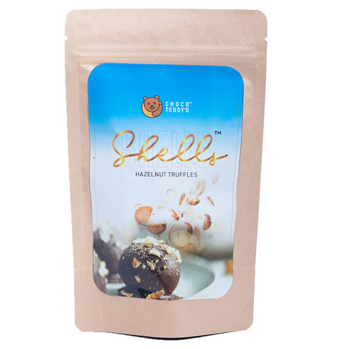 Choco Teddy'S Shells Chocolate Truffles (6 Truffles) - Pack Of 1-108 G (Hazelnut Truffles) Additional Ingredient: Finest Cocoa