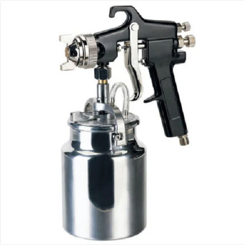 Silver Durable Pressure Feed Industrial Paint Spray Gun