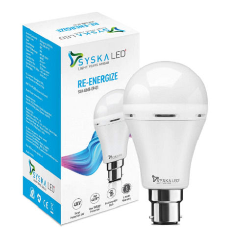 White Energy Efficient Aluminum And Ceramic 45 Volts 40 Watt Rechargeable Led Light 