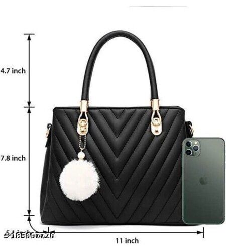 Vary Ladies Designer Pu Leather Handbag For Office And Parties