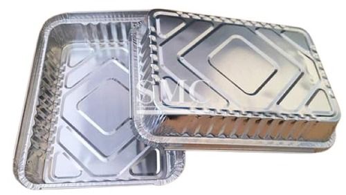 Rectangular Light Weight Disposable Aluminum Foil Container For Food Packaging Length: 25  Centimeter (Cm)