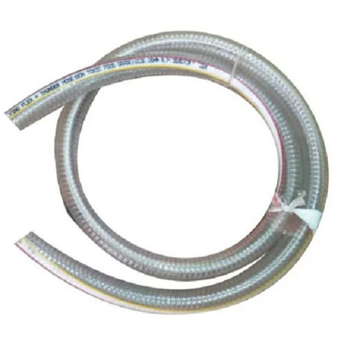 White 25 Mm Diameter 68.9 Bar Pressure Round Rubber Hose Pipe For Industrial