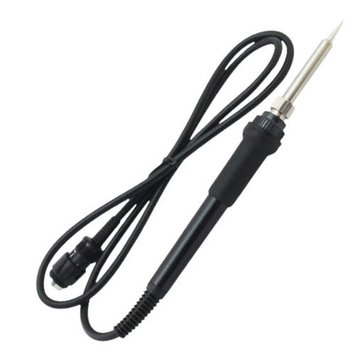 Silver And Black 480 Degree C 60 Watt Pvc Cord Nickel Plated Copper Soldering Iron