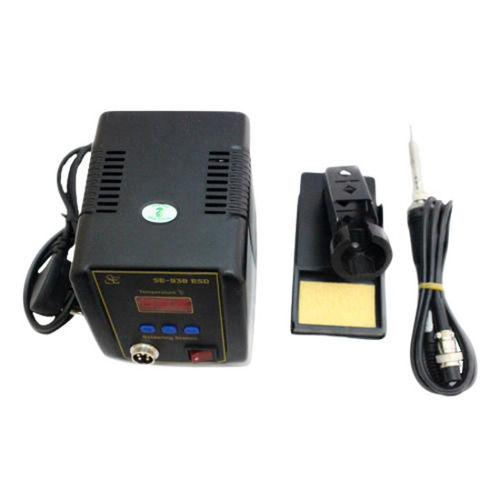 Black 90 Watt 220 Voltage 185 Degree C Melting Digital Display Soldering Station