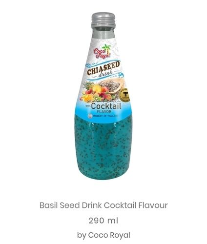 Cocktail Flavour 290 Ml Basil Seed Drink, Normal Storage