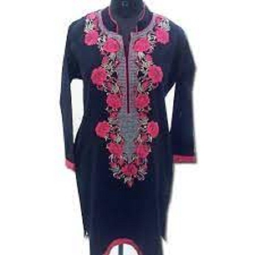 100% Pure Cotton Red And White Color Womens Kurti And Leggings Set