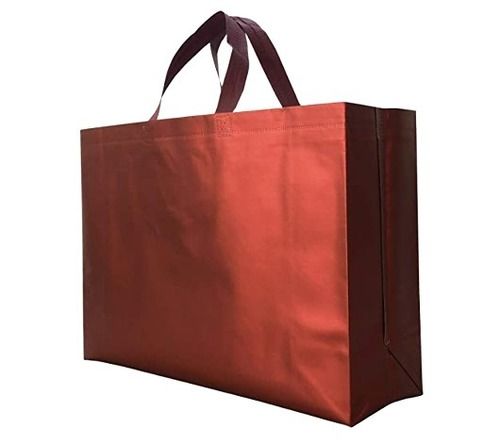 Pp Laminated Embossing Surface Rectangular Non-Woven Shopping Bag 