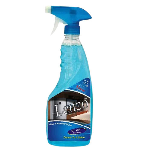 Blue Removes Dirt Provides Sparkling Shine Fresh Fragrance Liquid Glass Cleaner