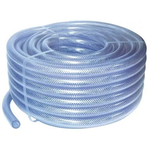 Blue Round Smooth Surface Content Liquid Medium Pvc Braided Hose Pipe 