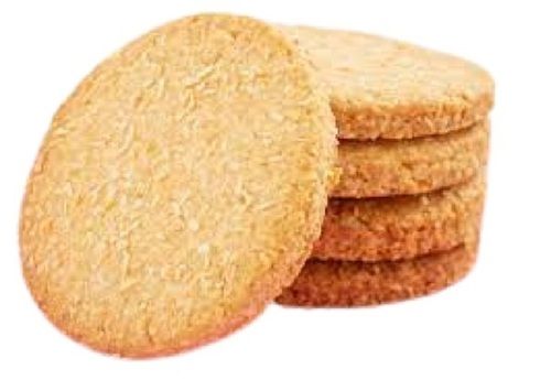 Round Sweet Semi Hard Texture A-Grade Coconut Biscuit